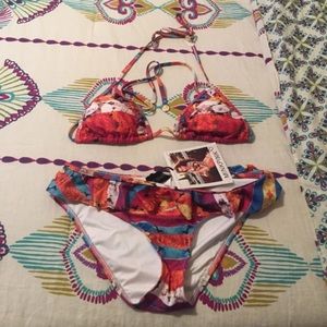 Mink pink bikini NWT!